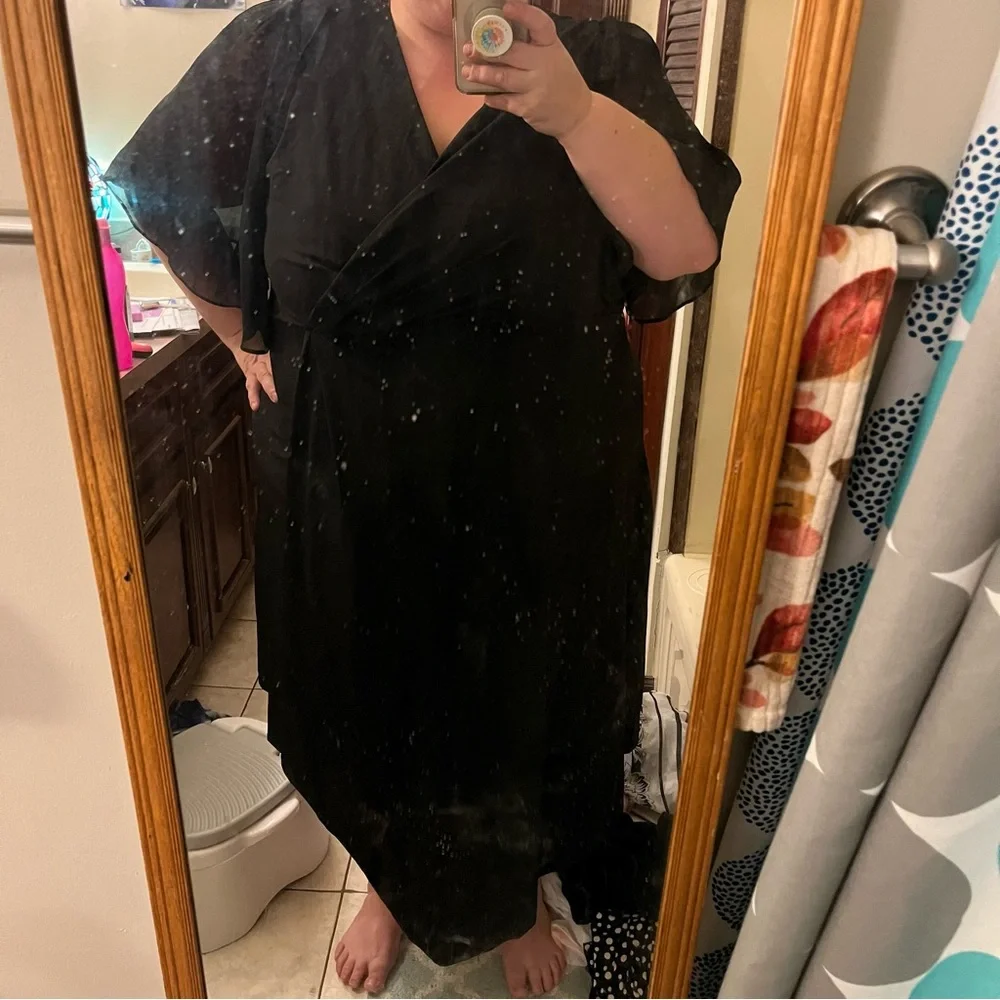 NWT Avenue Women’s Plus Size Black Dress 26/28 4X - Picture 4 of 9